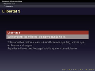 Universitat Estiu: Introducció Programari Lliure