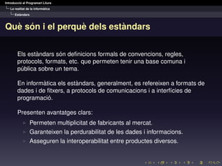 Universitat Estiu: Introducció Programari Lliure