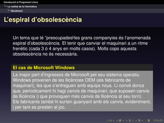 Universitat Estiu: Introducció Programari Lliure