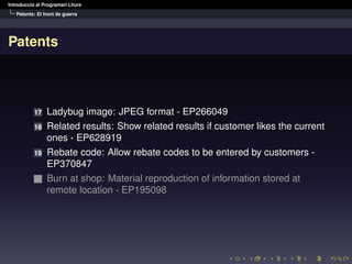 Universitat Estiu: Introducció Programari Lliure