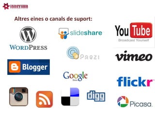 Altres eines o canals de suport:
 