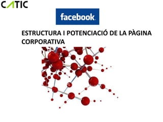ESTRUCTURA I POTENCIACIÓ DE LA PÀGINA
CORPORATIVA
 