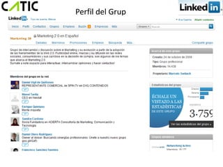 Perfil del Grup
 