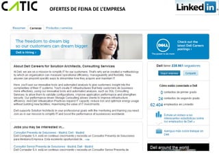 OFERTES DE FEINA DE L’EMPRESA
 