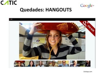 Quedades: HANGOUTS




                     Existaya.com
 