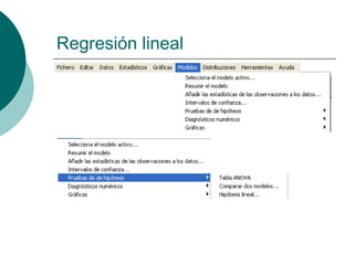 Regresión lineal
 