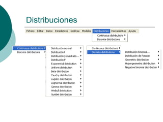 Distribuciones
 