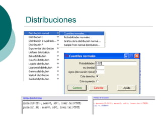 Distribuciones
 
