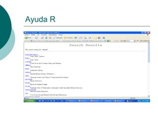Ayuda R
 