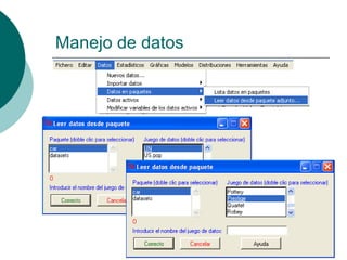 Manejo de datos
 