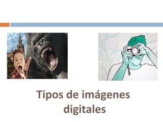 Tipos de imágenes
digitales
 