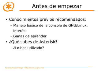Introducción a Asterisk