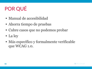 ayutn.com.ar56
PARA CERRAR
● Accesible: para todos, cada vez más.
● No empezar de cero.
● Las herramientas automáticas son una guía,
no “palabra santa”.
● Probar con teclado y NVDA.
 