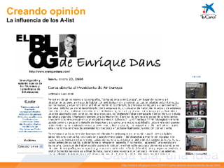 http :// edans.blogspot.com /2006/01/carta-abierta-al-presidente-de- air.html Creando opinión La influencia de los A-list 