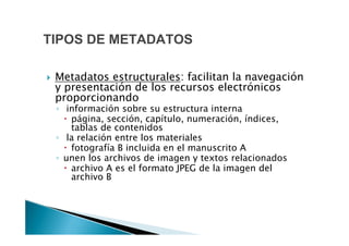 introducción a metadatos