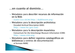 introducción a metadatos