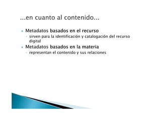 introducción a metadatos