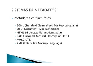 introducción a metadatos
