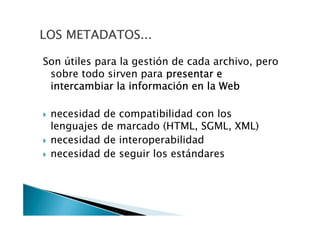 introducción a metadatos