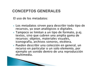 introducción a metadatos