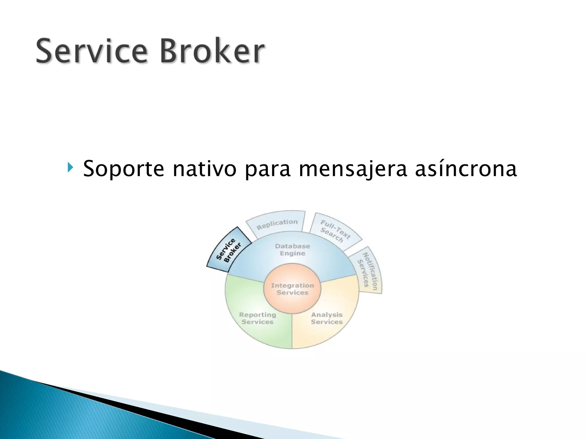 Soporte nativo para mensajera asíncrona 