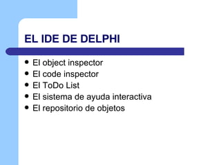 Introducción al Delphi | PPT