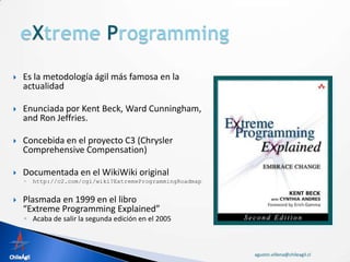 Introducción Ágil a eXtreme Programming | PPTX