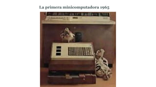 La primera minicomputadora 1965
 