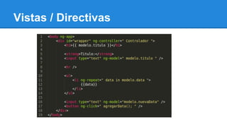 Vistas / Directivas

 
