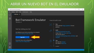 ABRIR UN NUEVO BOT EN EL EMULADOR
 