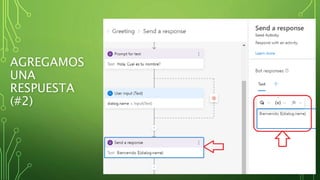AGREGAMOS
UNA
RESPUESTA
(#2)
 