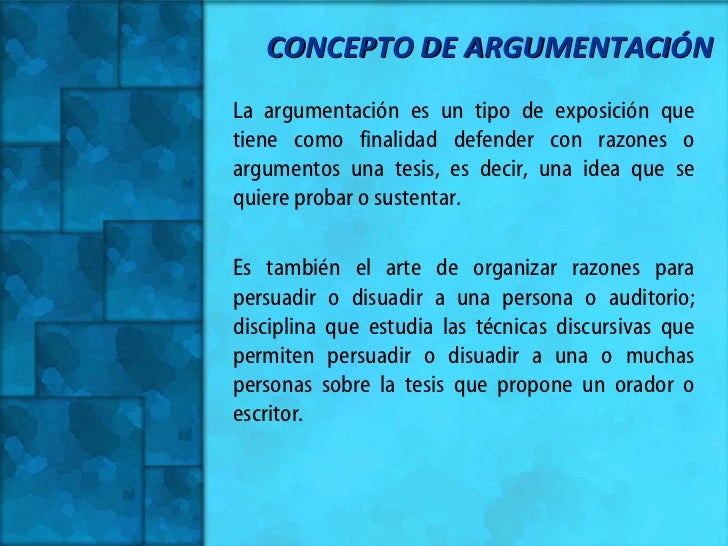 Introducción a la argumentación