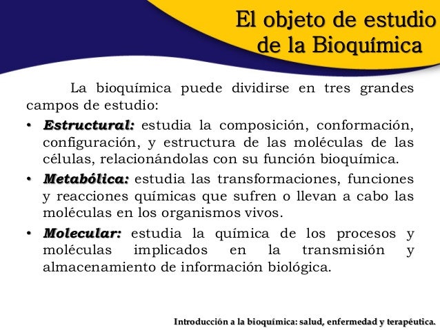 Introduccion a la bioquimica