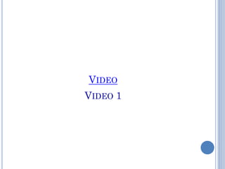 VIDEO
VIDEO 1
 