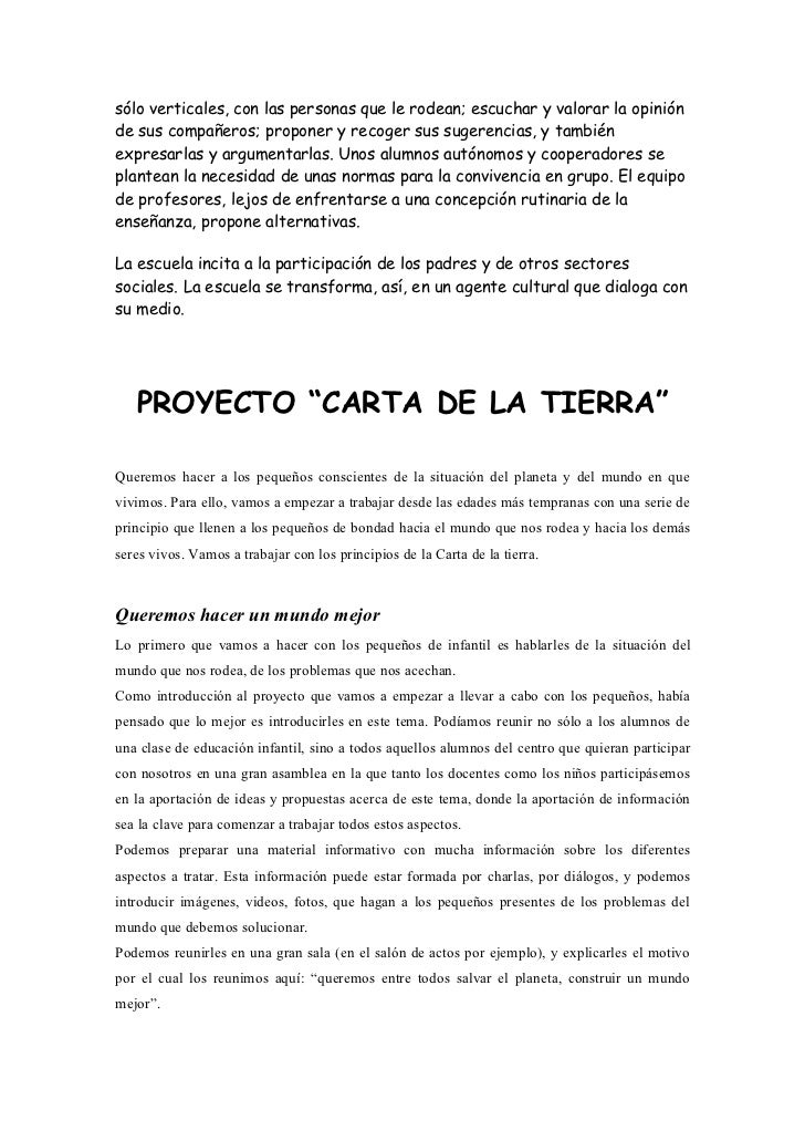 Introducción a la carta de la tierra