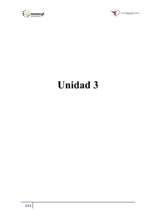 111
Unidad 3
 