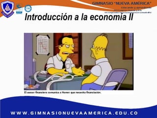 Introducción a la economía II
 