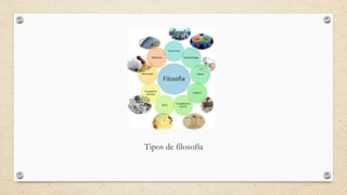 Tipos de filosofía
 