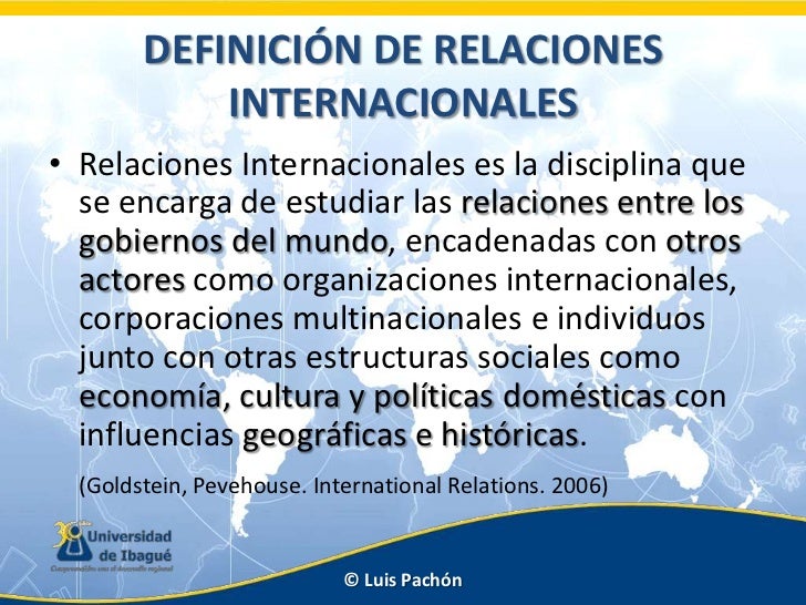 Introducción a la geopolítica y las relaciones internacionales