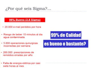 ¿Por qué seis Sigma?...




96
 