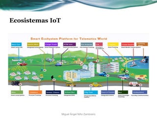 Ecosistemas IoT
Miguel Ángel Niño Zambrano
 