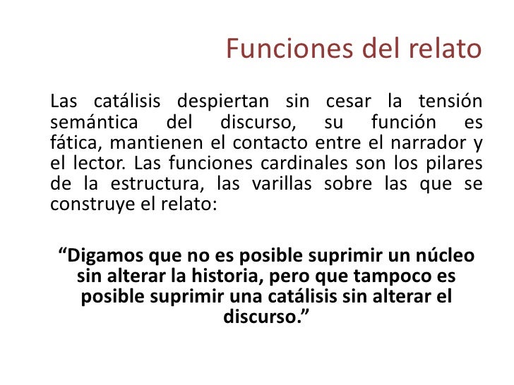 El relato