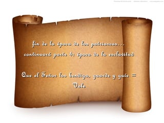 fin de la época de los patriarcas…
continuará parte 4: época de la esclavitud

Que el Señor los bendiga, guarde y guíe =
                  Vale
 