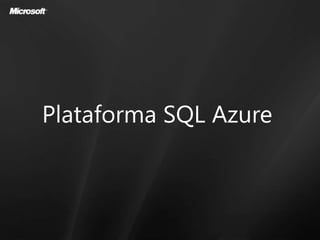 Plataforma SQL Azure 