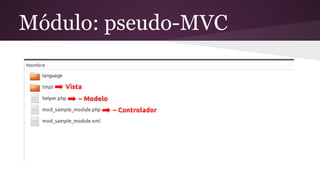 Módulo: pseudo-MVC
 