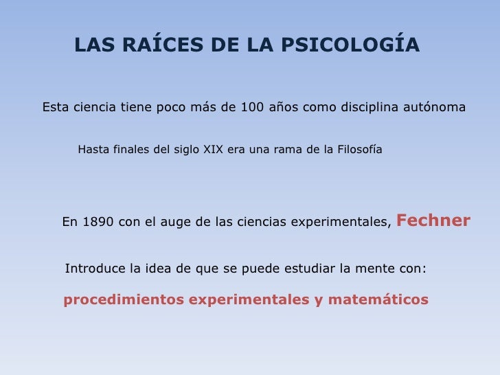 Introducción a la psicología