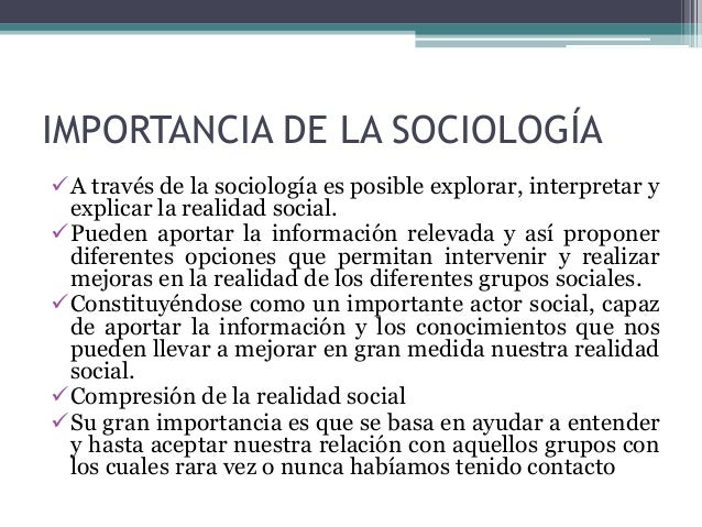 INTRODUCCIÓN A LA SOCIOLOGÍA