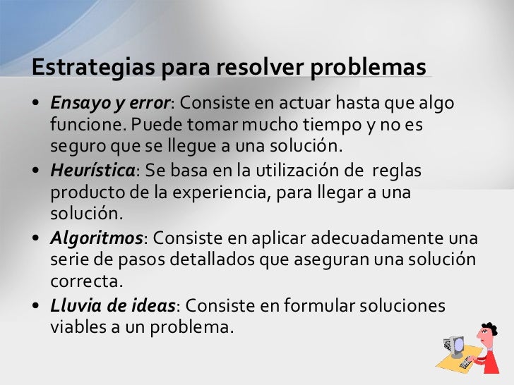 Introducción a la solución de problemas