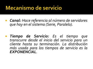 Distribución de PoissonP(x)	=	Probabilidad de x arribosX	=	Número de arribos por unidad de tiempo	=	Rata promedio de arriboE	=	2.71828