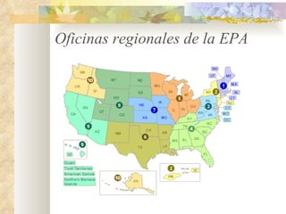 Oficinas regionales de la EPA 